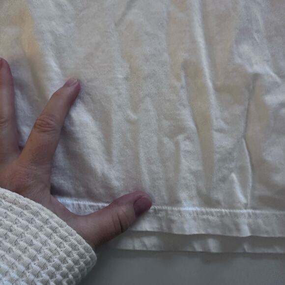 Ralph Lauren White Long Sleeve Top - Size 7 - Picture 5 of 5